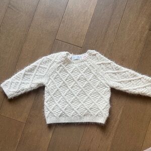 Zara Textured Cream Sweater